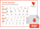 Electronic Circuit Symbols Poster UK