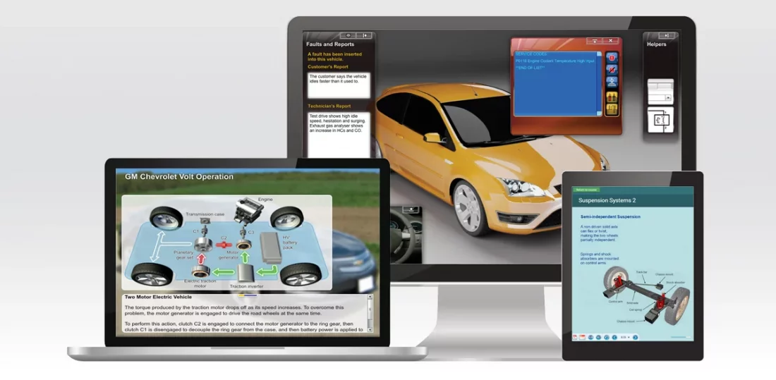 Automotive Repair Skills Online Software